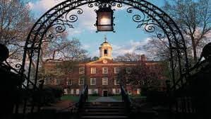 Rutgers University New Brunswick black iron gate